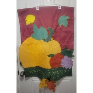 Jetmax Autumn Greetings Outdoor Flag Nylon 44x29